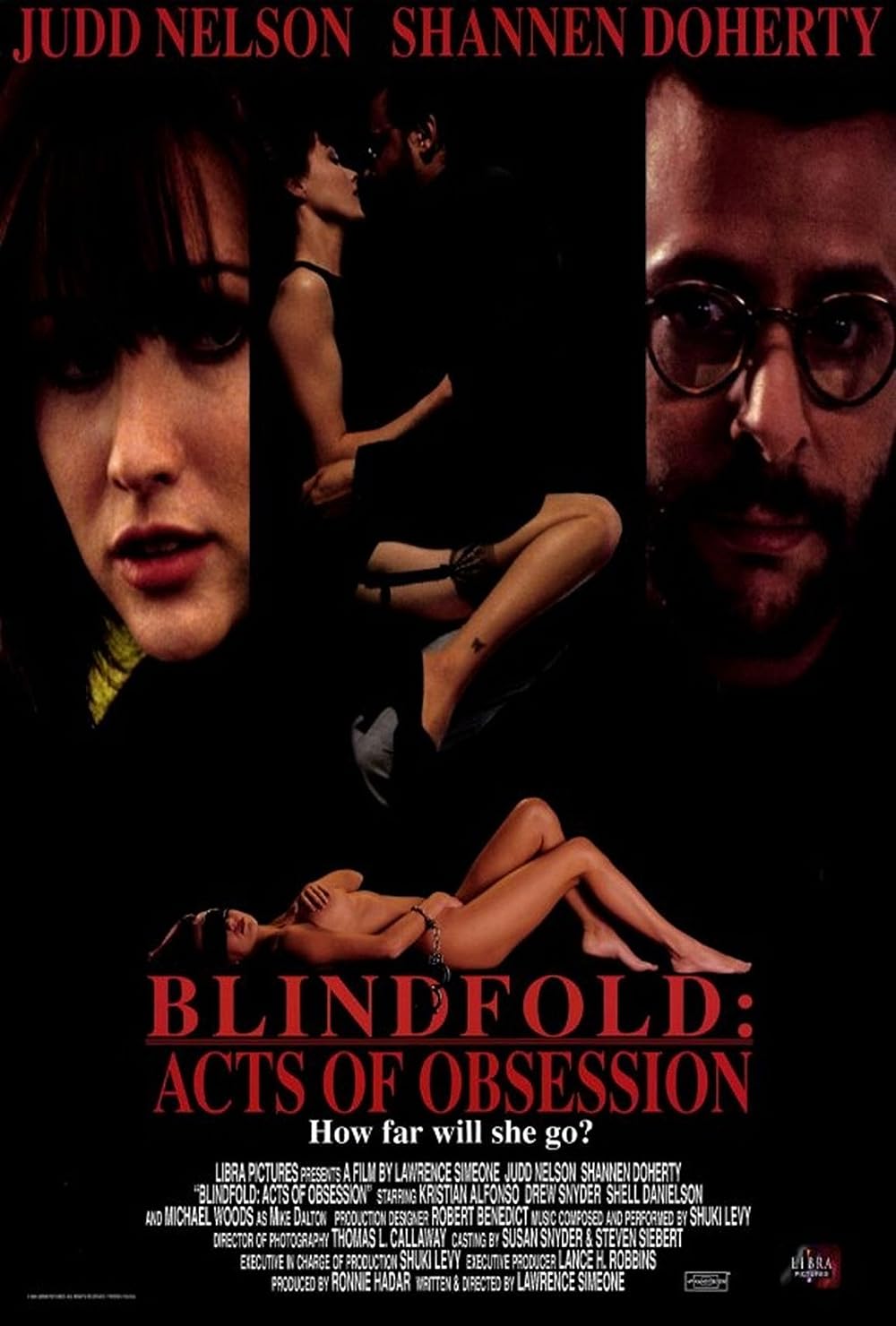 Голая Шэннен Доэрти - Убийство вслепую, или В плену у наваждения (1994)  секс сцены из фильмов на сайте EROFILMY